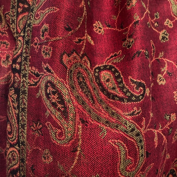 New imported Couture Pashmina Scarf embellished with sparkle. - Picture 7 of 10